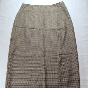 Kathie Lee Long Pencil Skirt Size 6 Houndstooth Classic #OfficeStyle #Vintage